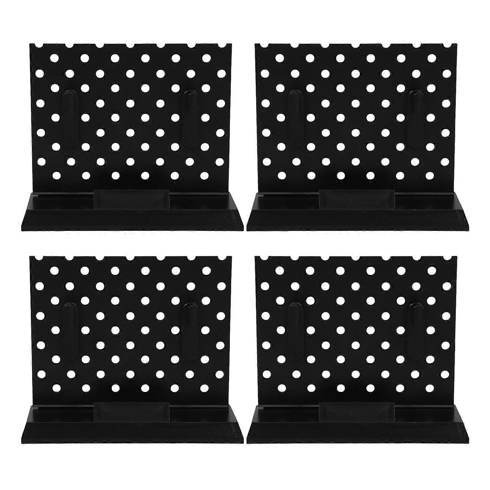 4Pcs Black Plastic Sword Display Stand for Toy Collection Organizer