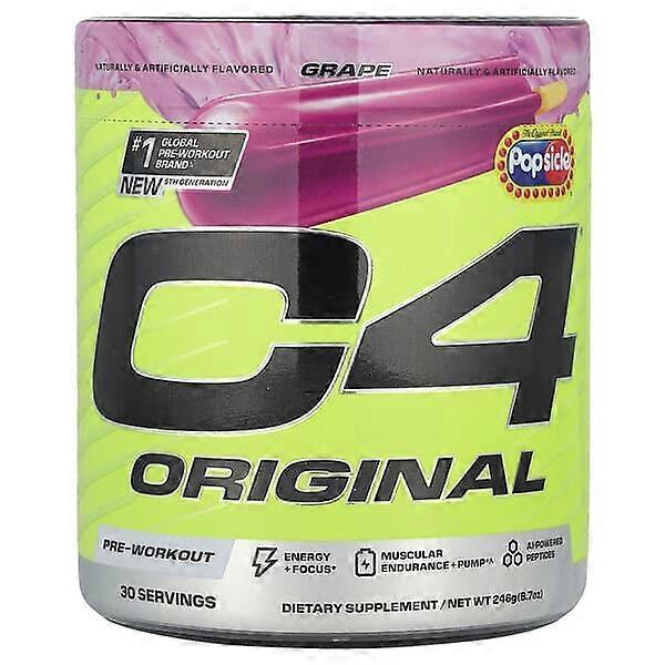 C4 / Cellucor, C4ÃÂÃÂ® Original, Pre-Workout, Grape PopsicleÃÂÃÂ®, 8.7 oz (246 g)