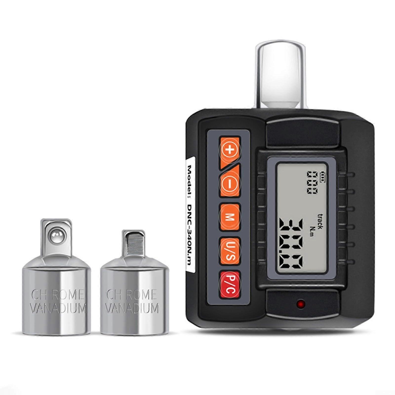 1/2in 340Nm Heavy Duty Digital Torque Wrench Adapter 3Mode With Colour LCD Display And Buzzer For Car And Motorcycle