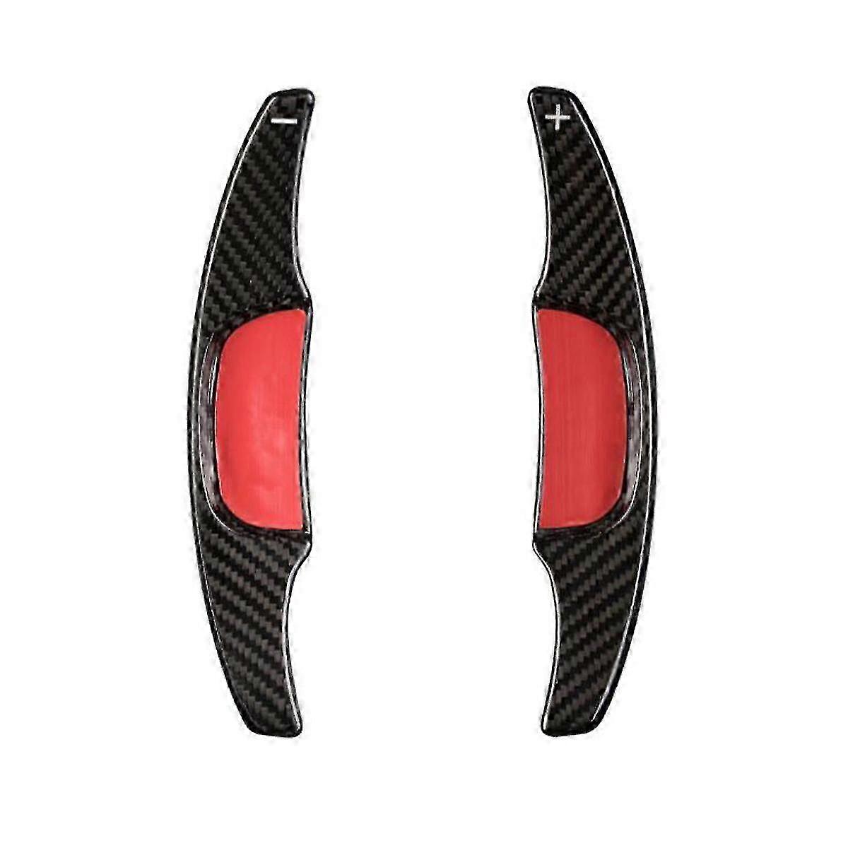 2pcs Real Carbon Fiber Car Steering Wheel Shift Paddle For Mazda-3 Axela 2020 2021 Paddle Shifter Extension