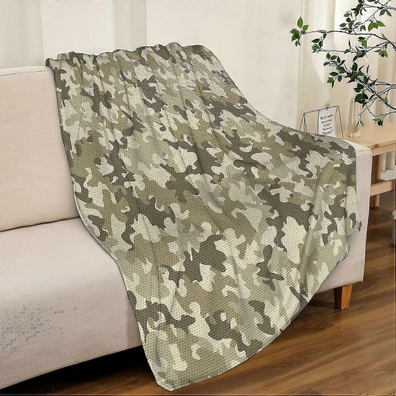 Tæppe Premium Flannel Tæppe - Biler Design Med Håndtegnede Køretøjer Som Traktorer Og Lastbiler Skandinavisk Pap Flannel Tæppe Sofa Tæppe