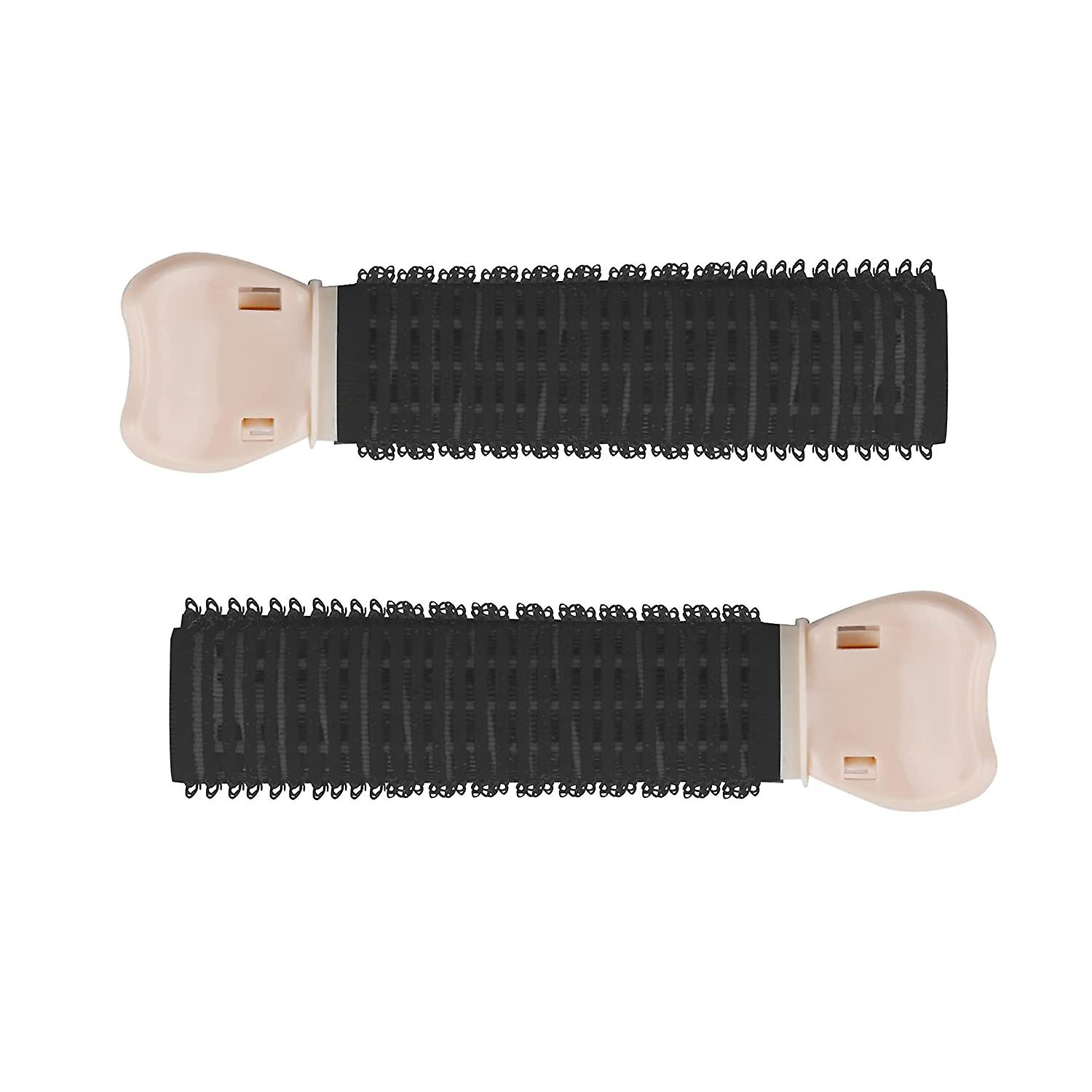 4pcs Hair Rollers Volumateur Bigoudis Root Clips, Fluffy Lazy Instant Bang Bigoudi sans chaleur pour fine fine longue courte cheveux Self Grip Curl tiges, volume No
