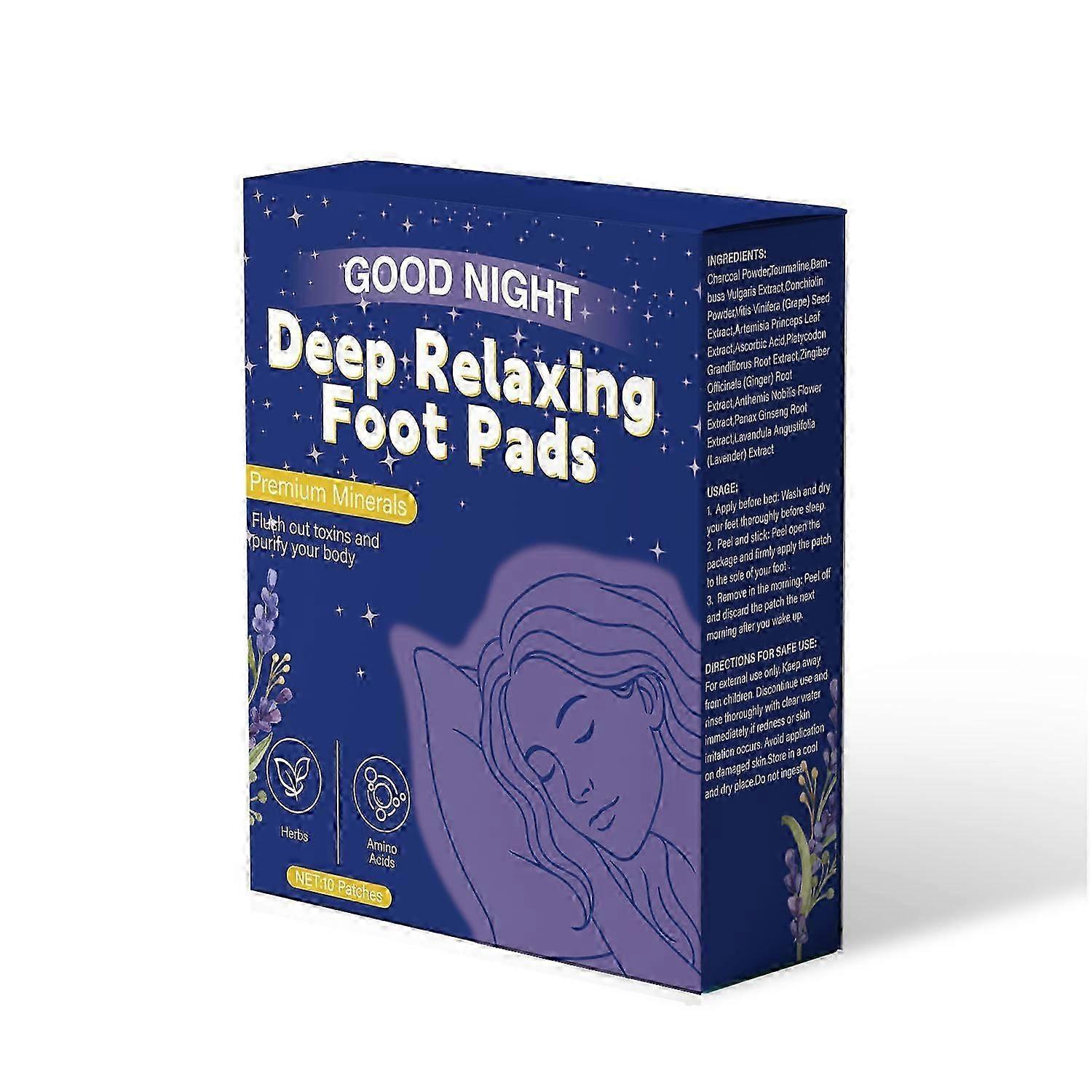 Good Night Deep Relaxing Foot Pad, Deep Sleep Patch Natural Sleep Patch-Sleep Aid Patch
