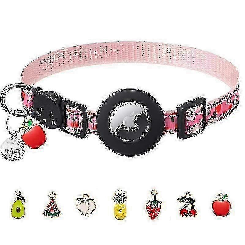 Cat Collar with Bells, Upgraded Safety Elastic Cat Collar with Cat Collar Holder, Anti-Lost Cat Coll