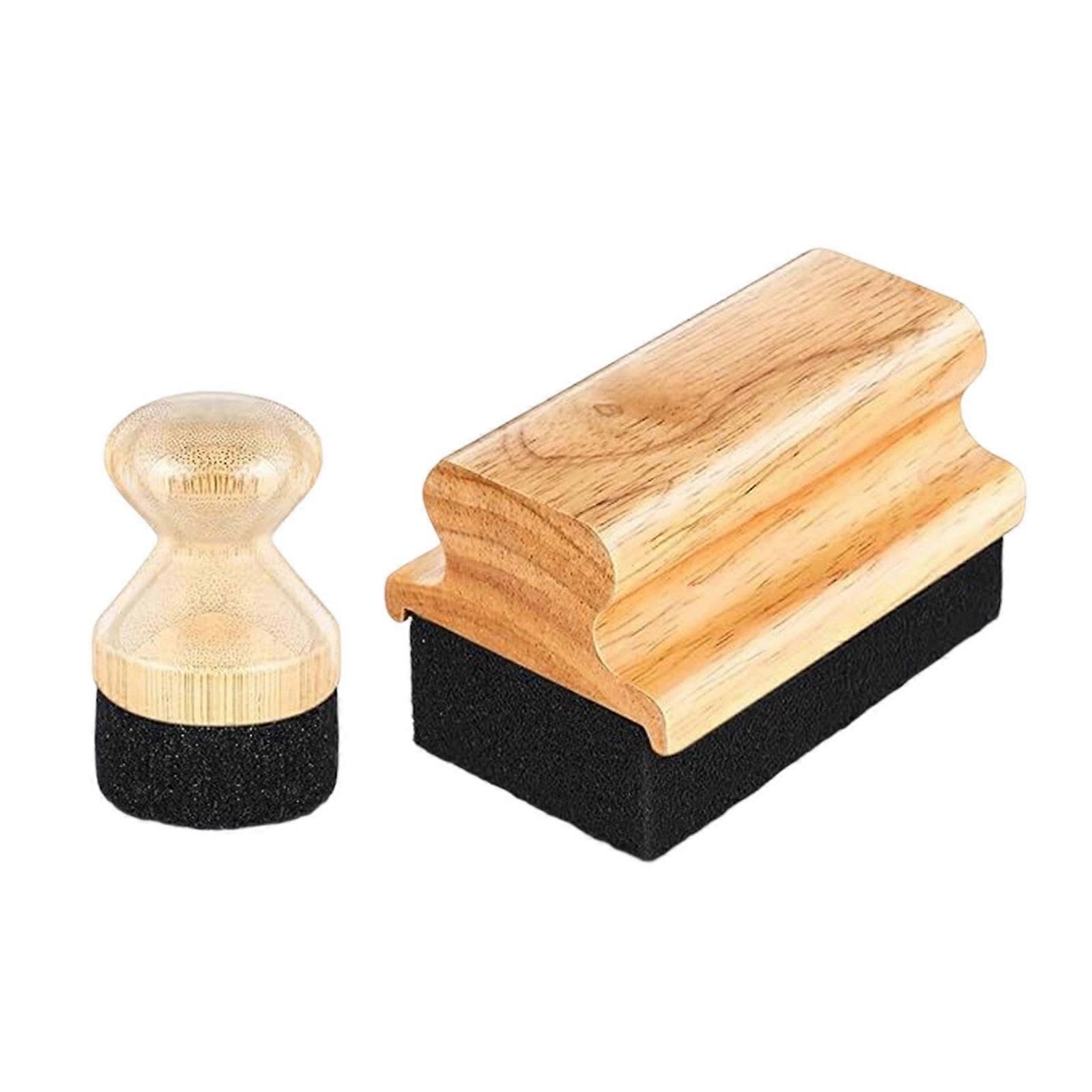 2Pieces Cutting Board Restorations Set With Nonslip Handle Deeply Nourishes Wooden Surfaces For Enhances Durability Multicolor