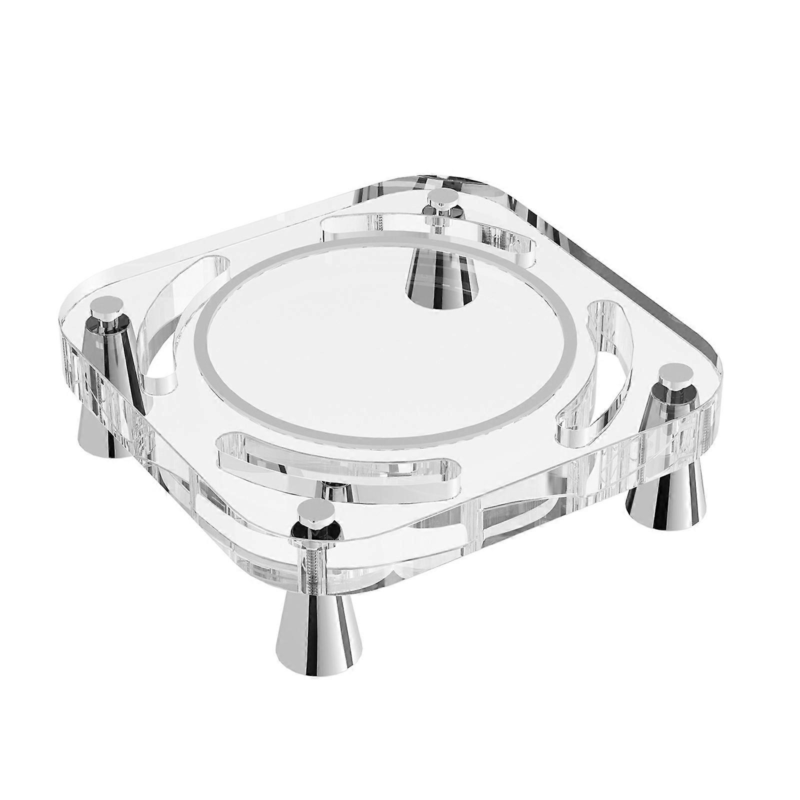 Acrylic Desktop Mount Holder for Mini 2024 Heat Dissipation Space Saving Easy Access to Power Button Organization Multicolor