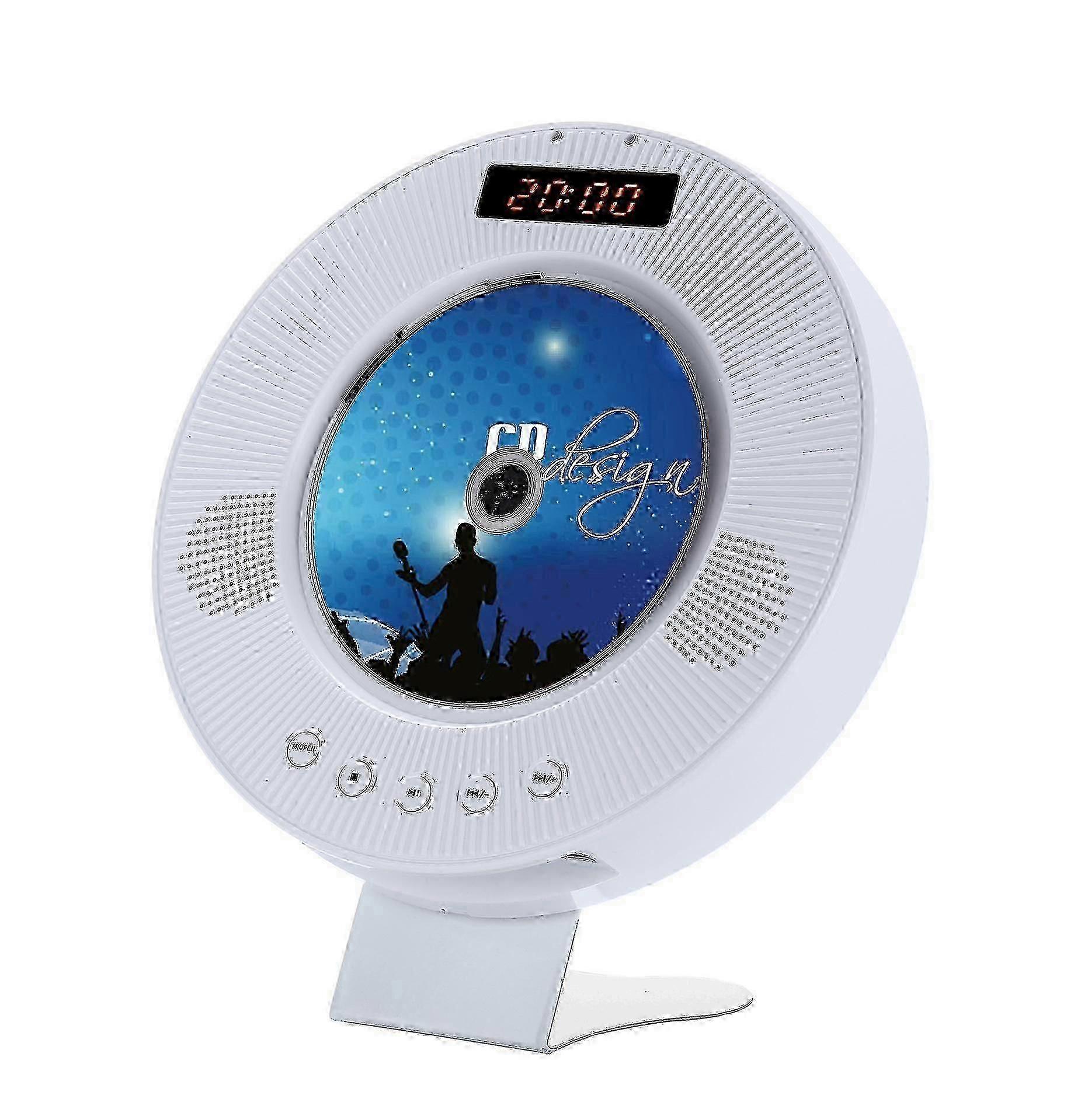 Portable Cd Player With Speakers And Built-In Lithium Battery And Headphones Walkman Wireless Cd Players Support Tf Card Playback