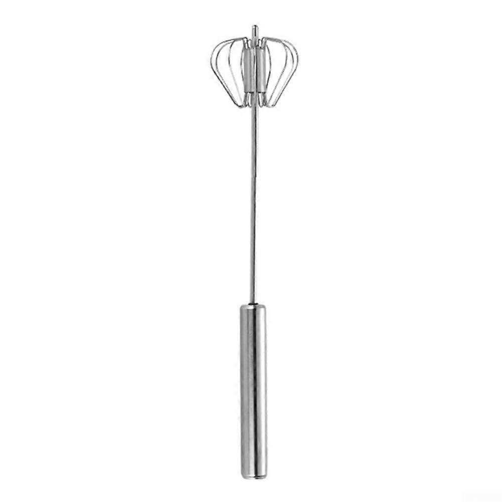 Manual Automatic Handheld Whisk and Mixer Stainless Steel for Home Use Baking and Cooking Tasks (Middle and Middle)