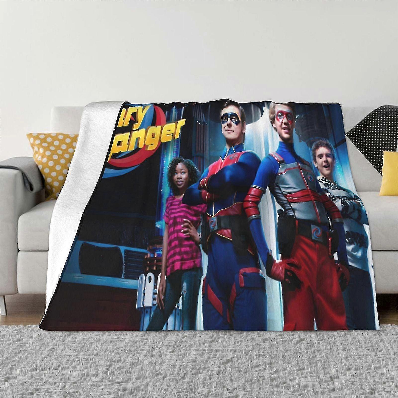 Henry Danger Fleece Tæppe Superblødt Hyggeligt Tæppe Fuzzy Behageligt Flanell Tæppe Varmt Plys Tæpper Og Plaider Til-DS8709 w