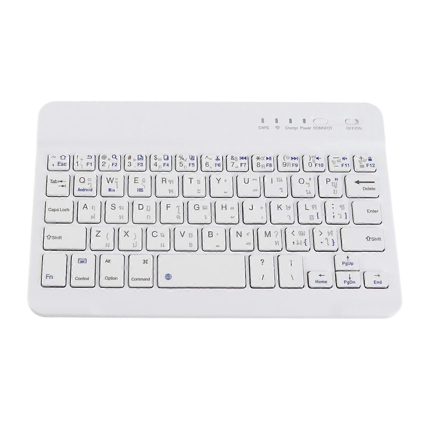 Thai Language 7-8in Scissors Feet Wireless Bluetooth Keyboard 40-hour Work Bluetooth Keyboard