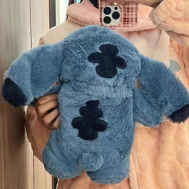 2PCS - Cuddly Halloween Plush Toy with Hot Water Pouch for Instant Warmth & Sweet Cuddles