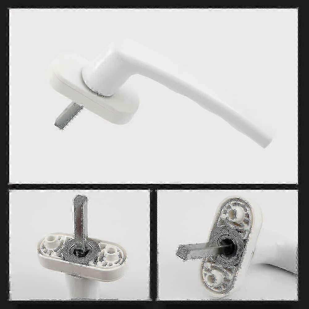 Universal Aluminum Window Handle Set - Fits Left and Right, 4 Pieces