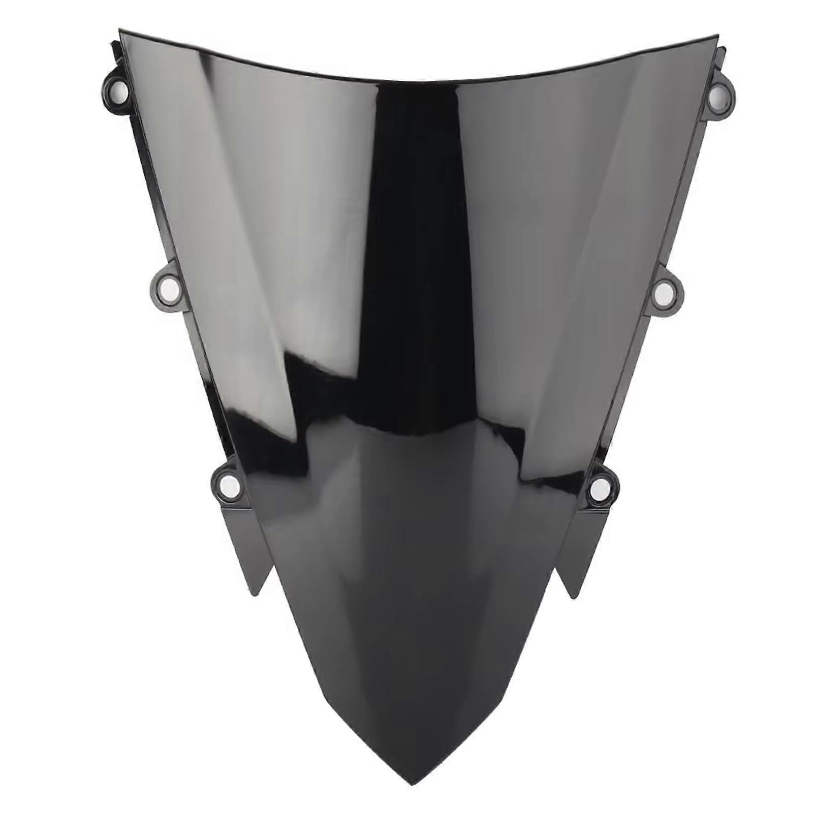 Motorcycle Windshield For 20162018 ABS Double Bubble Windscreen Black