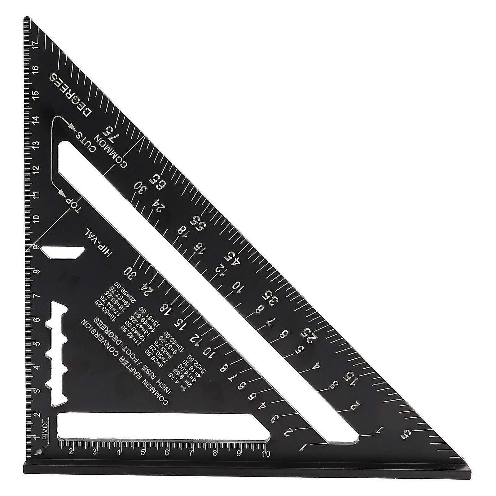 Aluminum Alloy Protractor Saw Guide For Builders And Hobbyists, Model 1, 6Inch Angle Measuring Tool