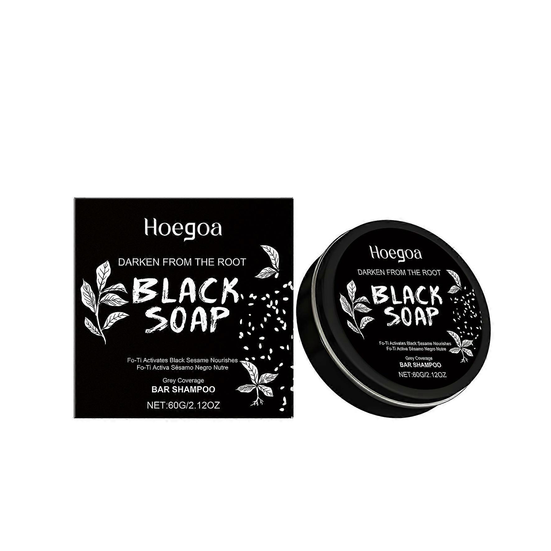 Hoegoa Multi-Purpose Shampoo Soap Gently Cleanses The Scalp, Moisturizes, Smoothens, Naturally Volutes, Nourishes And Cares For Shampooing