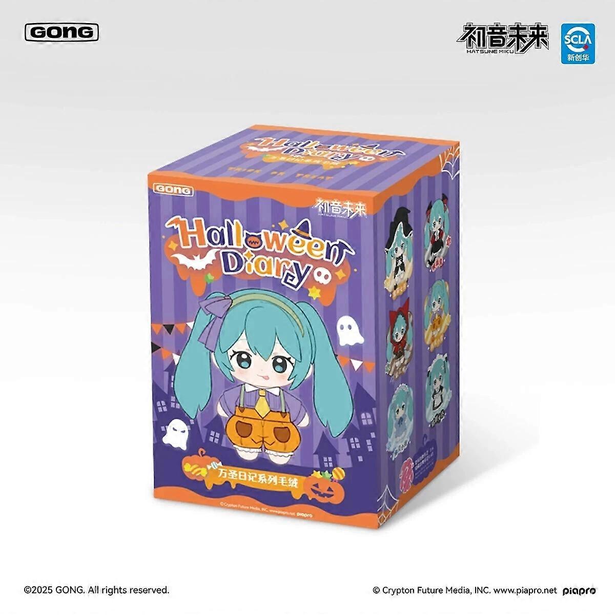 GONG x Hatsune Miku Halloween Diary Series Plush Blind Box hot