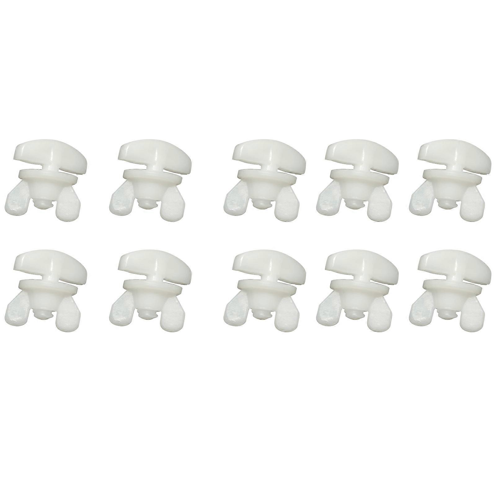 White Curtain Rails End Plugs Stoppers 10Pcs Plastic Drapery Rails Sliding Gliders Curtain Track Gliders Replacement Multicolor