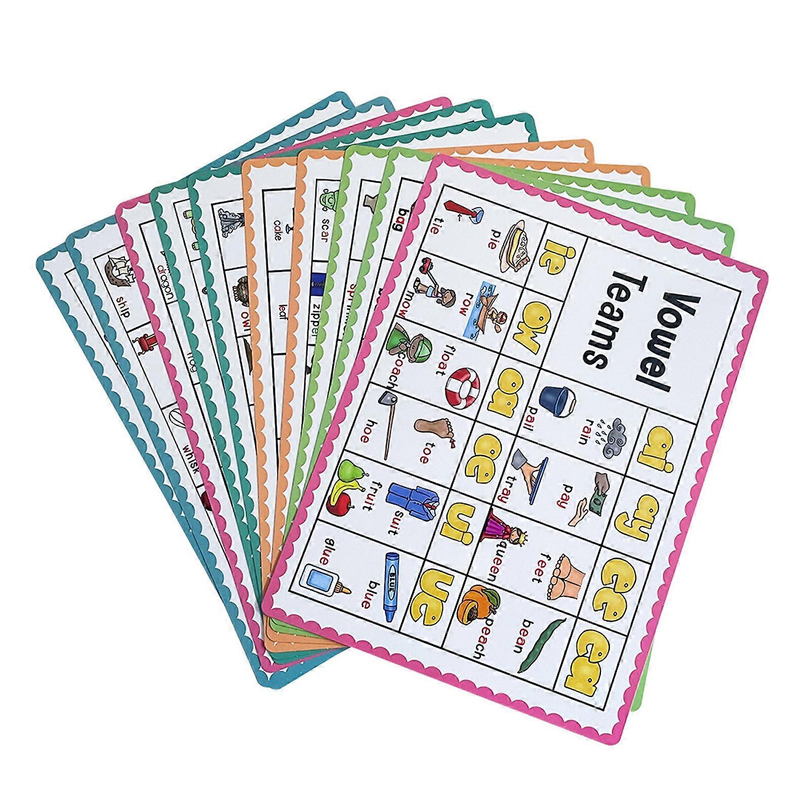 Kids Alphabets Phonics Posters Learning Charts Friendly Classroom Alphabets Sound Visual Aids For Early Reading Skills Multicolor