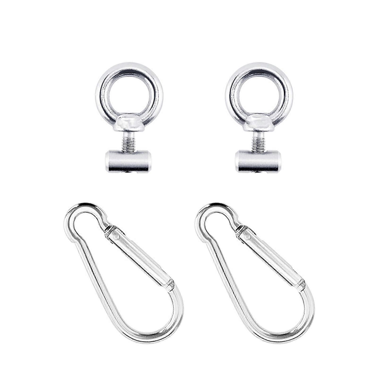 Weatherproof 304 Stainless Steel Slide Rail D Rings Screw Nut Camping Gear Track Hardware for Secure Awning Mounting Multicolor