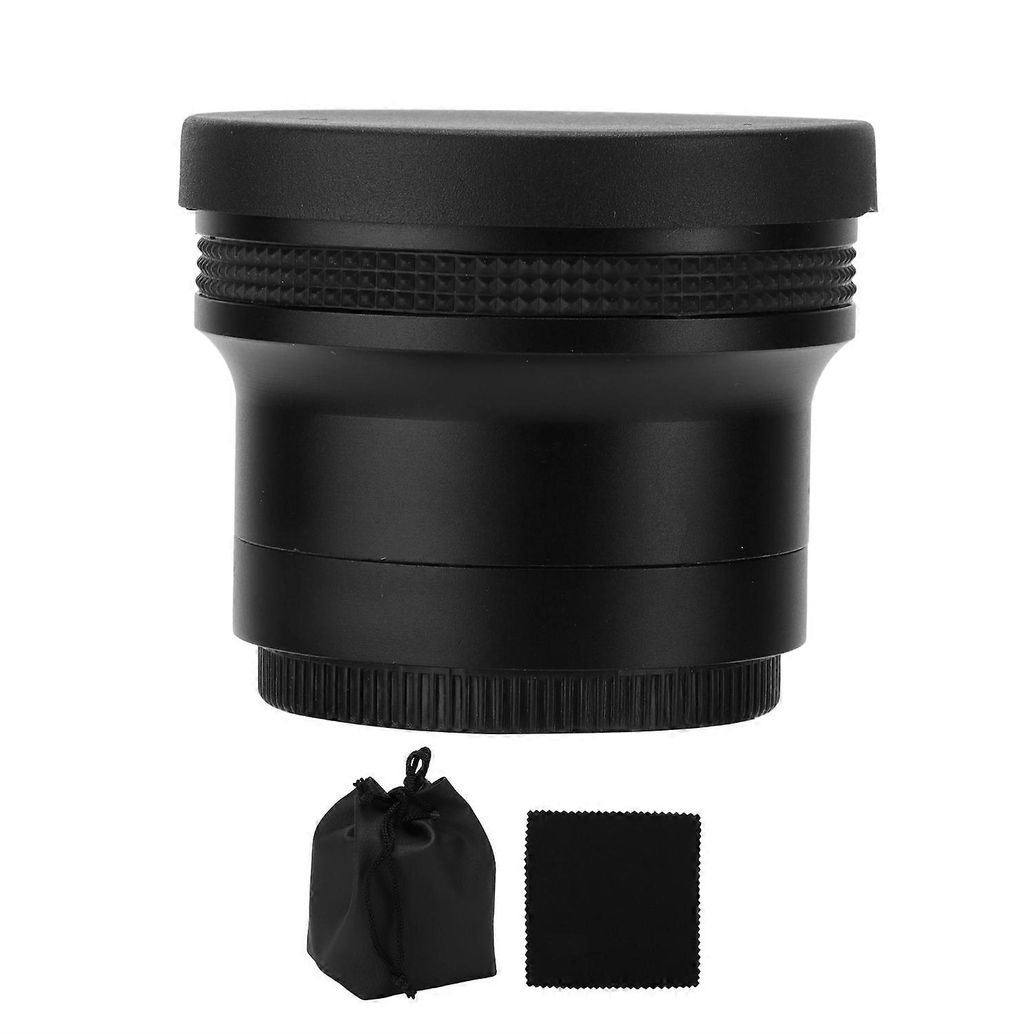 52MM 0.25x Super Macro Camera Fisheye Lens Thread Lens for Canon/Nikon DSLR SLR Camera