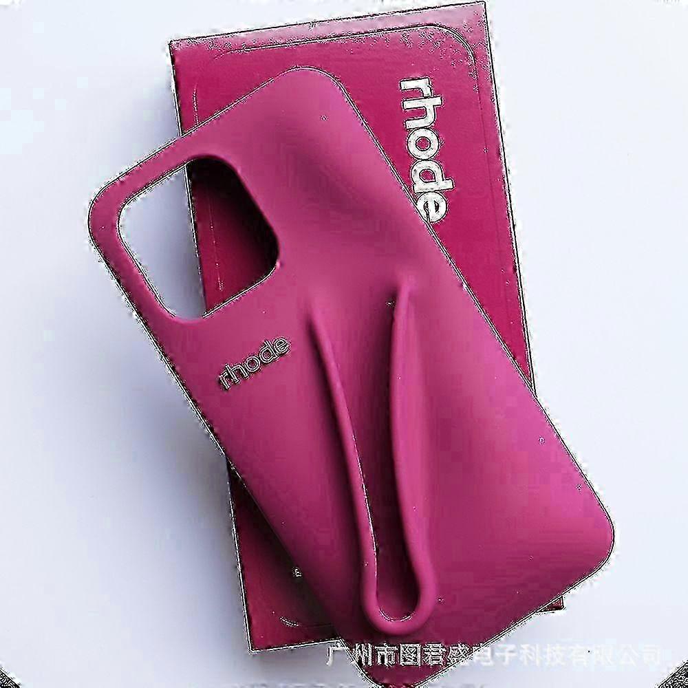 Full Silicone Lipstick Package Compatible with 13/14/15 Pro Max Phone Cases