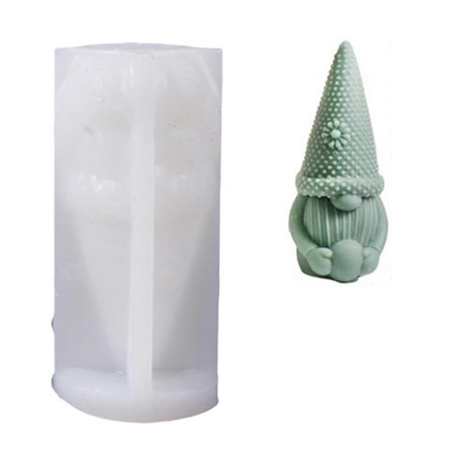 3D Dwarf Series Silicone Moulds Easters Candle Molds Plasters Molds Epoxy Resin Molds Casting Molds for Home Decoration Multicolor
