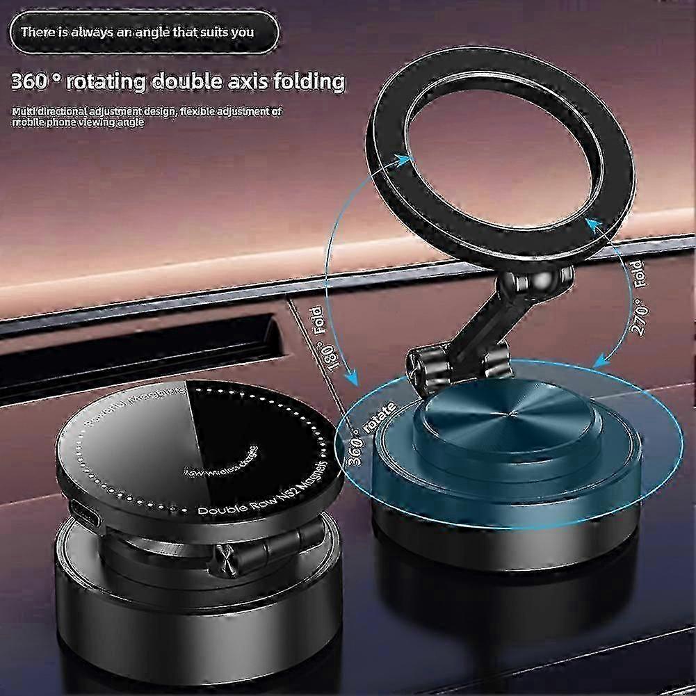 Double Sided Car Navigation Bracket Vacuum Suction Cup Mobile Phone Stand
