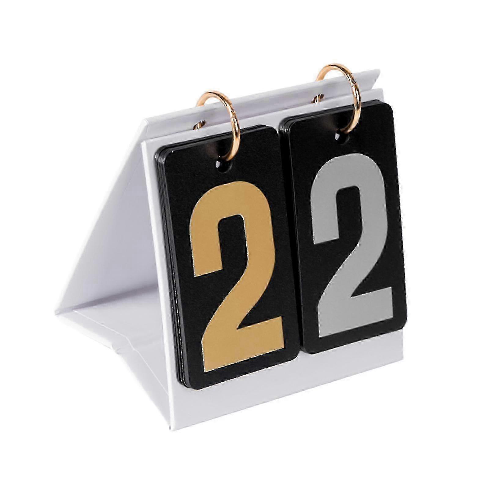 Flip Scoreboard for Card Game Competition Portable Lightweight Score Counter