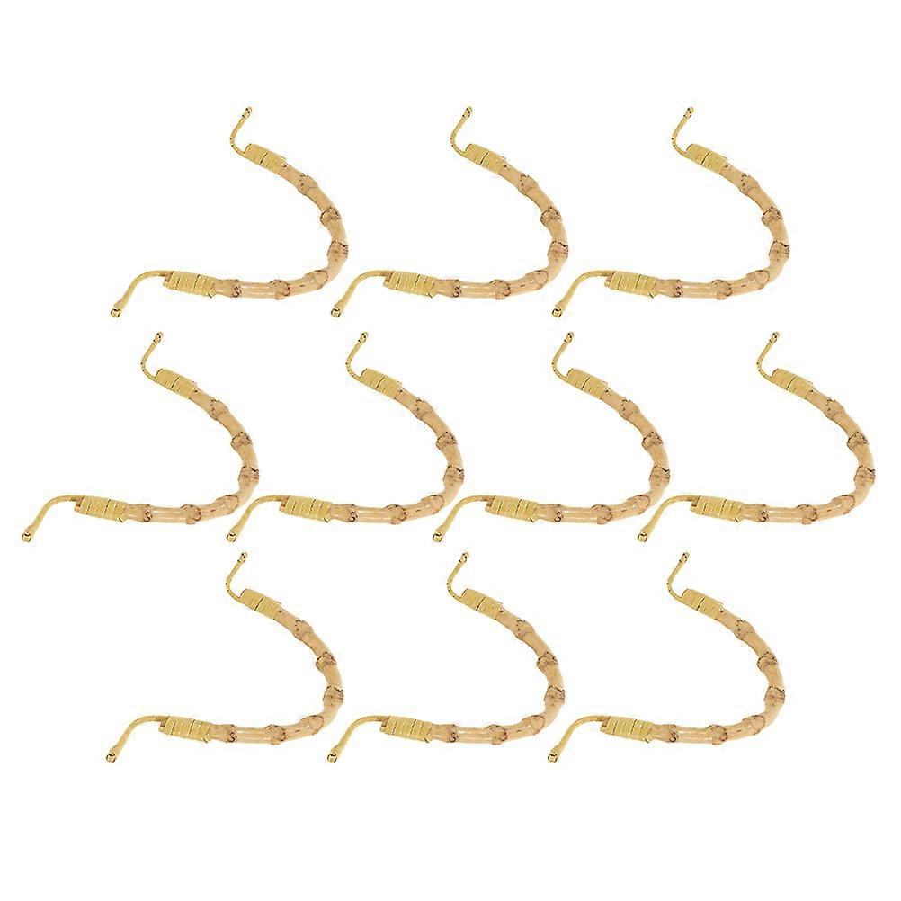 10Pcs Tea Pot Handle Replacement for Japanese Style Rattan U-Shape Handle