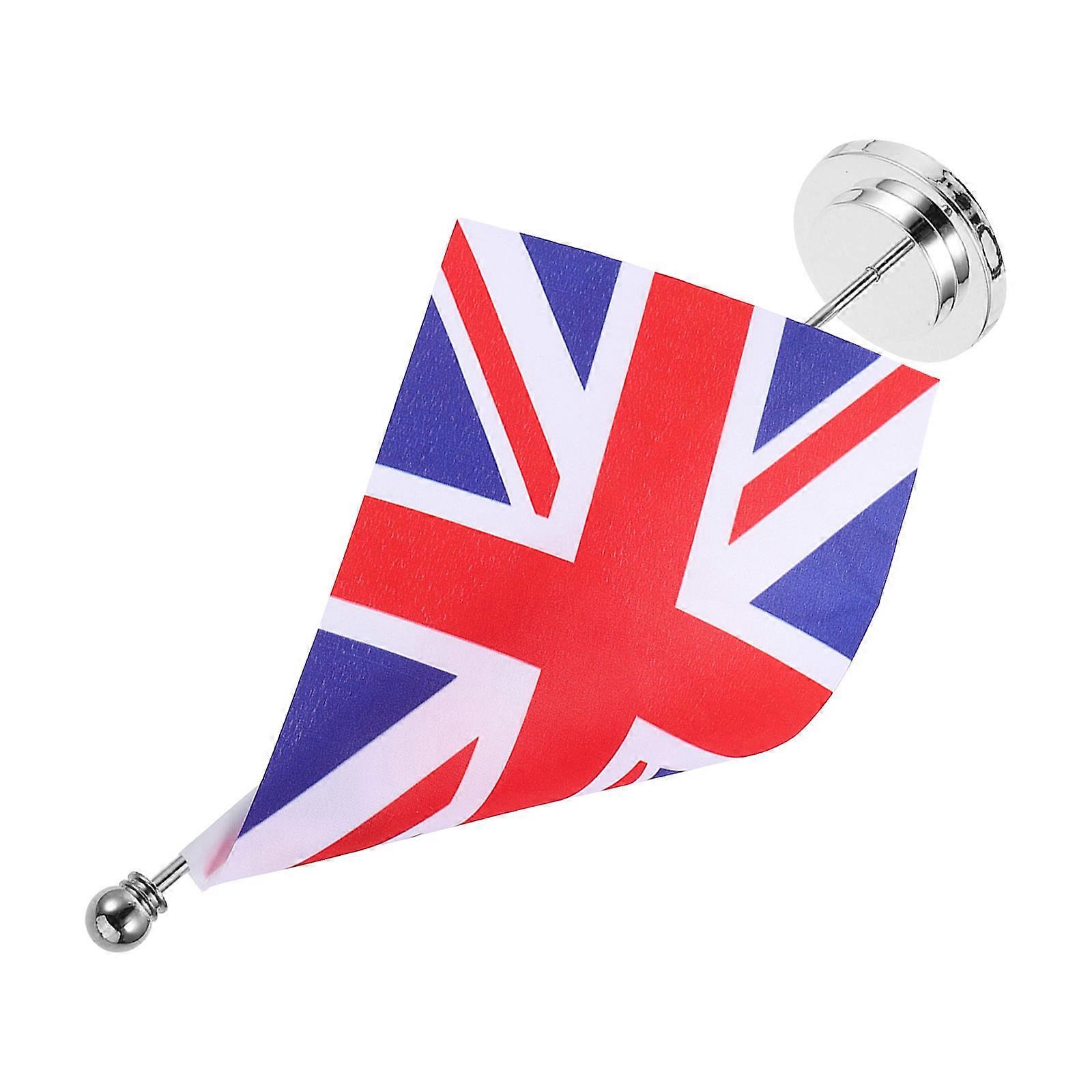 Union Jack Flag Table Flag Suitable For Personal Office Use 21X14X0.05CM Multi Color 1Pcs