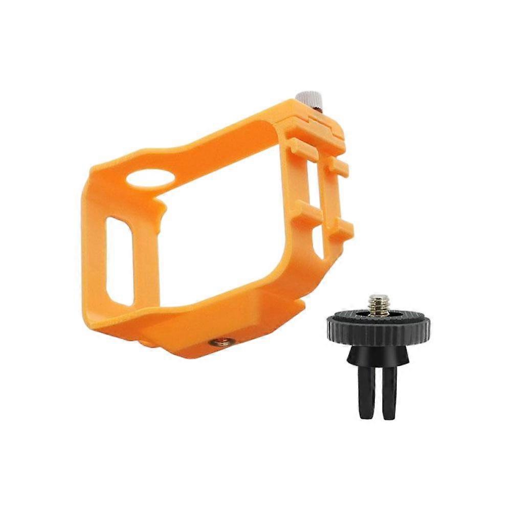 For Insta360 GO Ultra Protective Frame Anti-Drop Anti-Scratch Cage with 1/4 Nut Cold Shoe Mount Lightweight Accessory