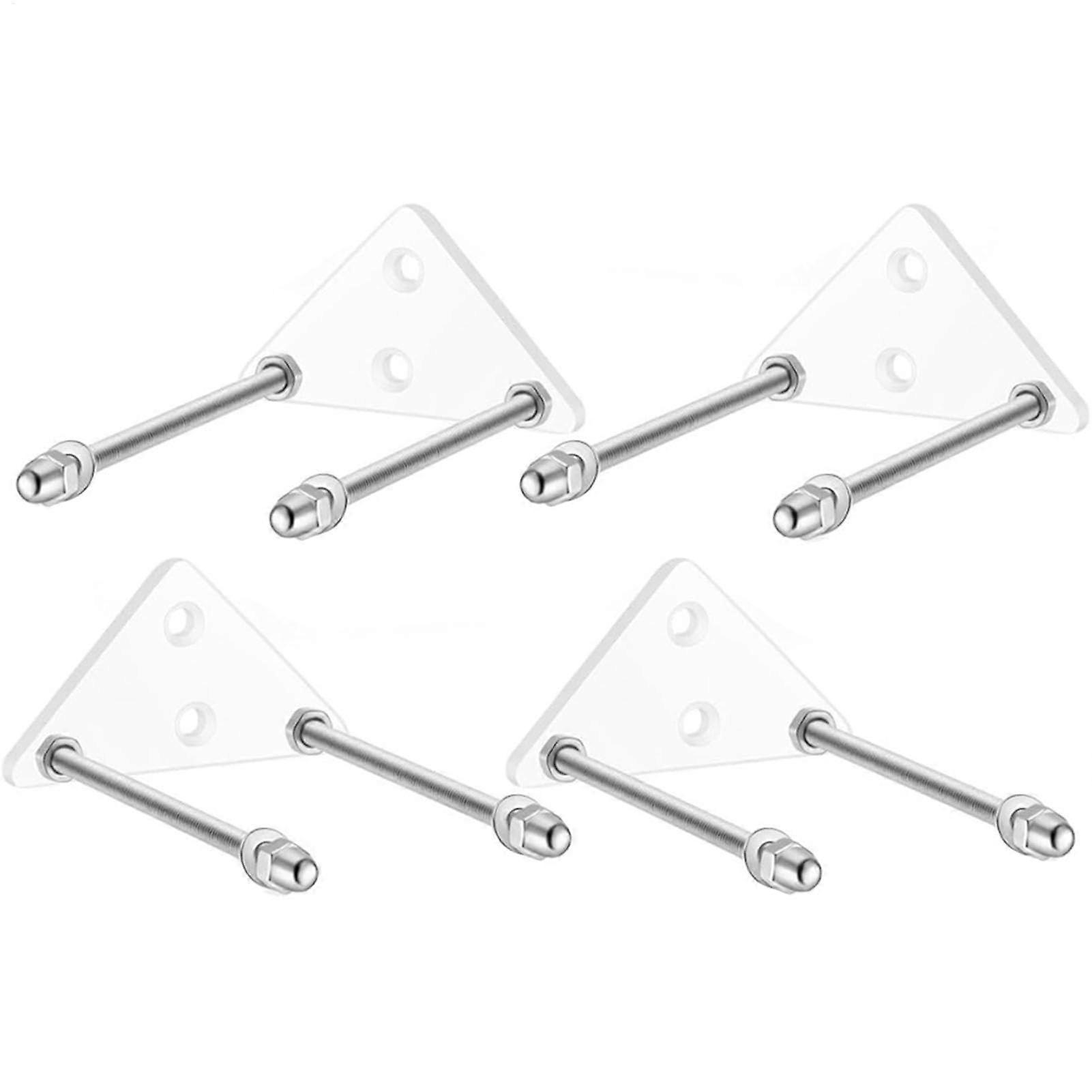 Tolder Long Term Storage Rack Wall Acrylic 4 Pack Skateboard Display Shelf Deck Reach For Wall Display And Deco