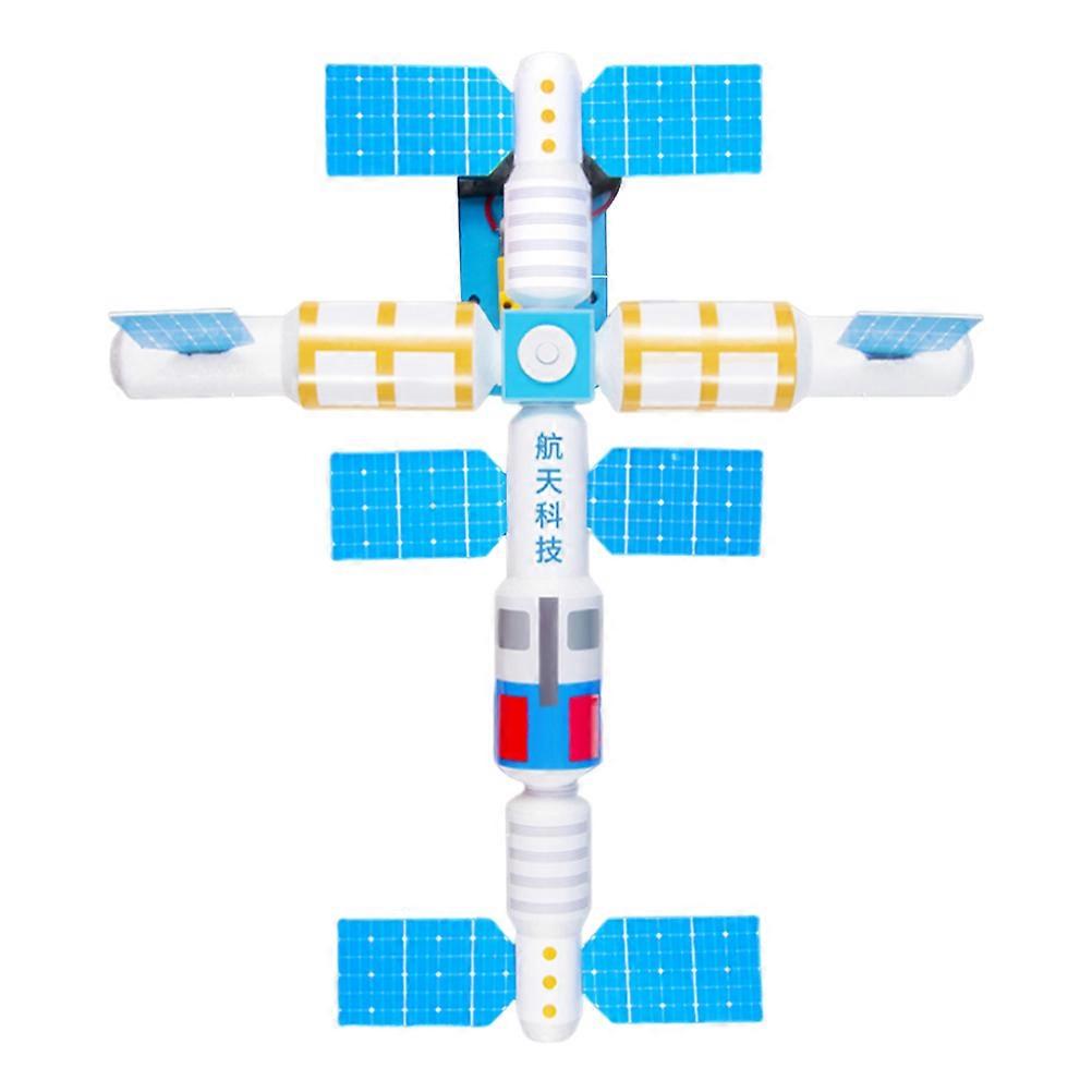 Model DIY Kit for Children with Multi-Activity Rocket Toy