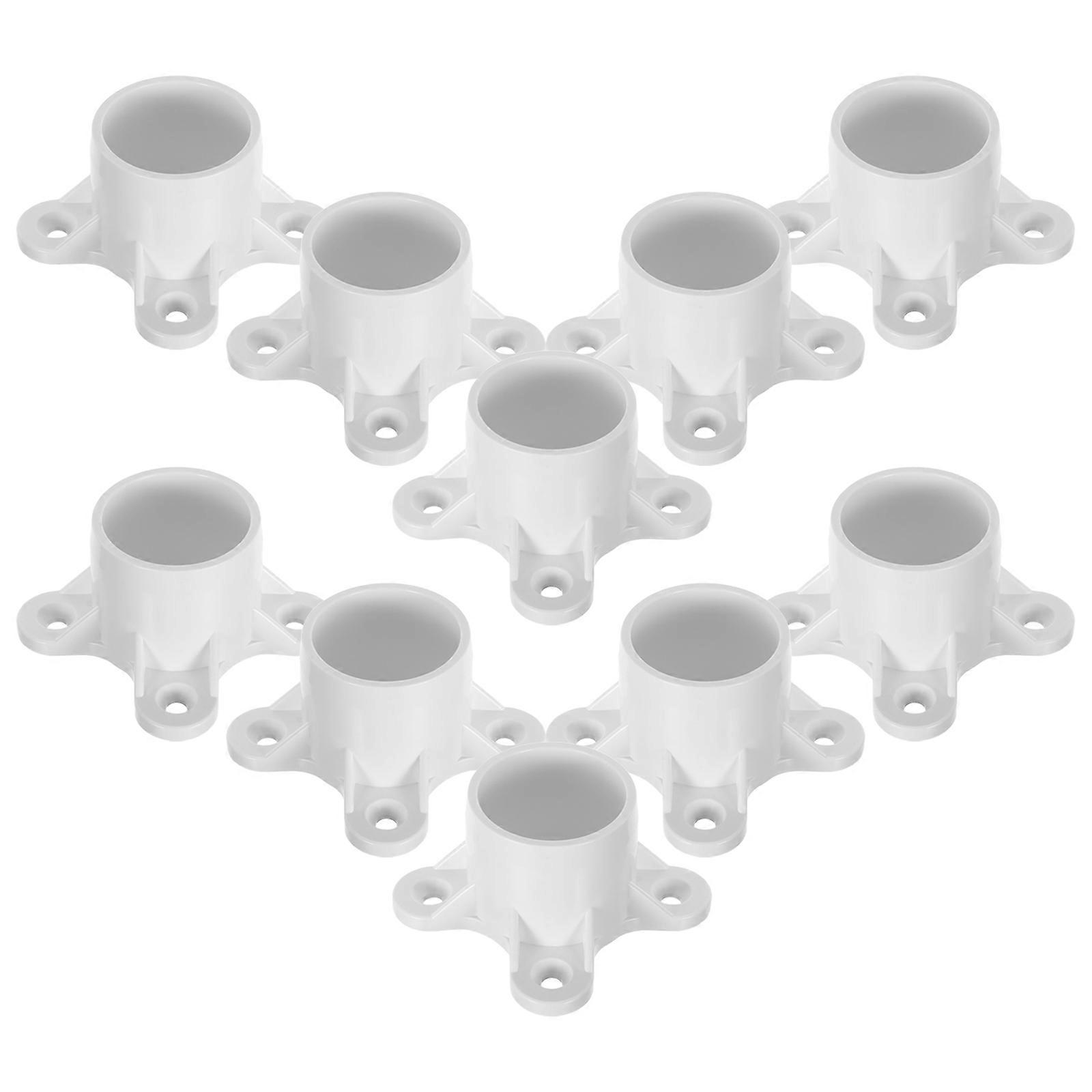 Pvc Pipe Connectors Secure Connection Diy Enthusiasts Simple And Elegant Appearance 10Pcs