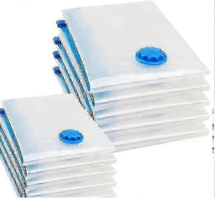 羽毛布団や衣類の保管に最適な6個のXXL真空バッグ