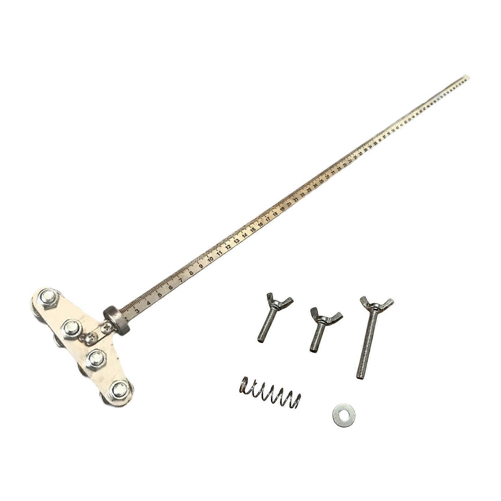 Stable and Thin Untarnished Measuring King for Accuracy Wood Cutting in Professional and Home Workshops Multicolor