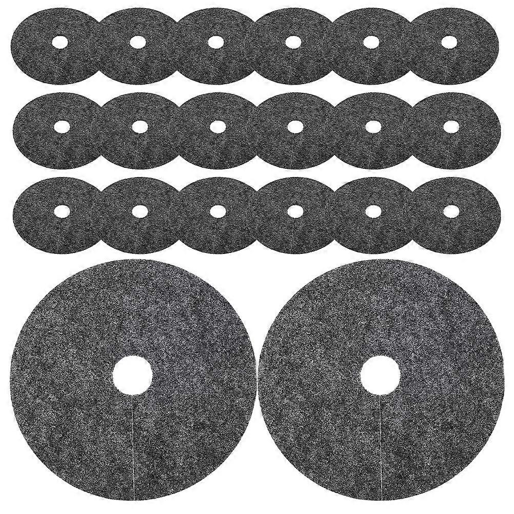 Round Tree Mulch Ring for Root Protection 20Pcs Nonwoven Mat