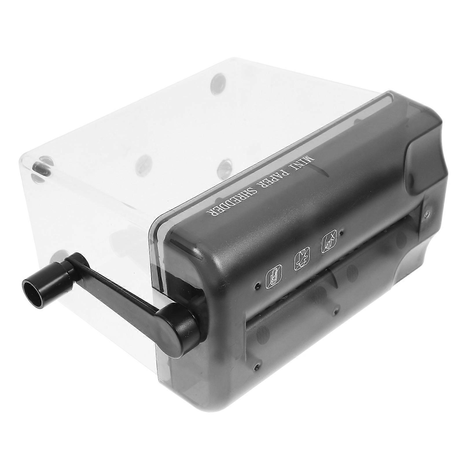Desktop Paper Shredder Convenient Shredder for Office Use Black