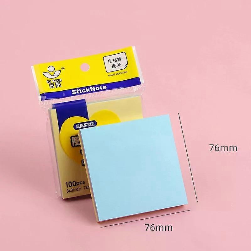 100Sheets Color Posted It Sticky Notes Pads Memo Notepad Notebook School Office Stationery Posits Paper Stickers Message Sticker