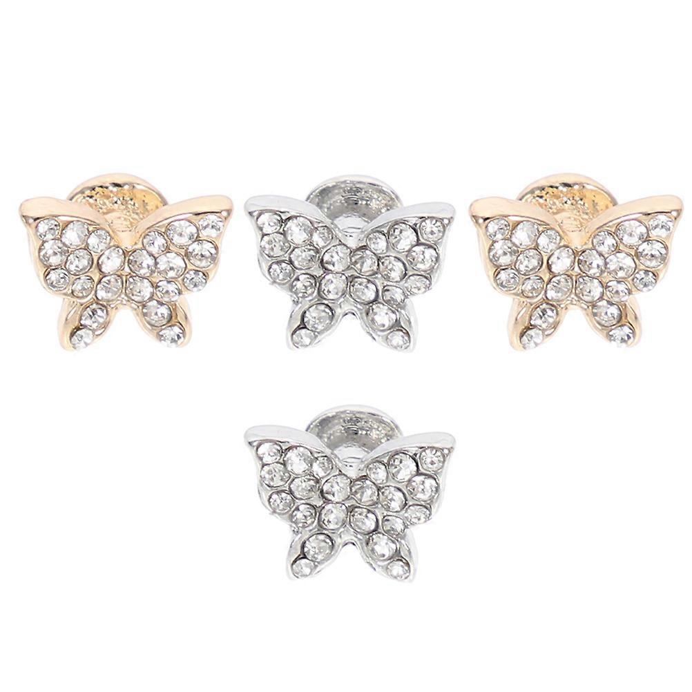 8Pcs Watch Band Charms for Decoration Assorted Color Durable Alloy