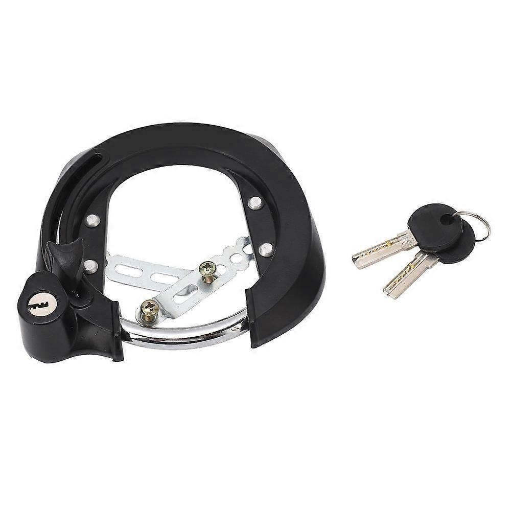 Durable Aluminum Alloy Crab Claw Lock with 2 Keys Compact Bicycle Lock Security Lock Folding Bike