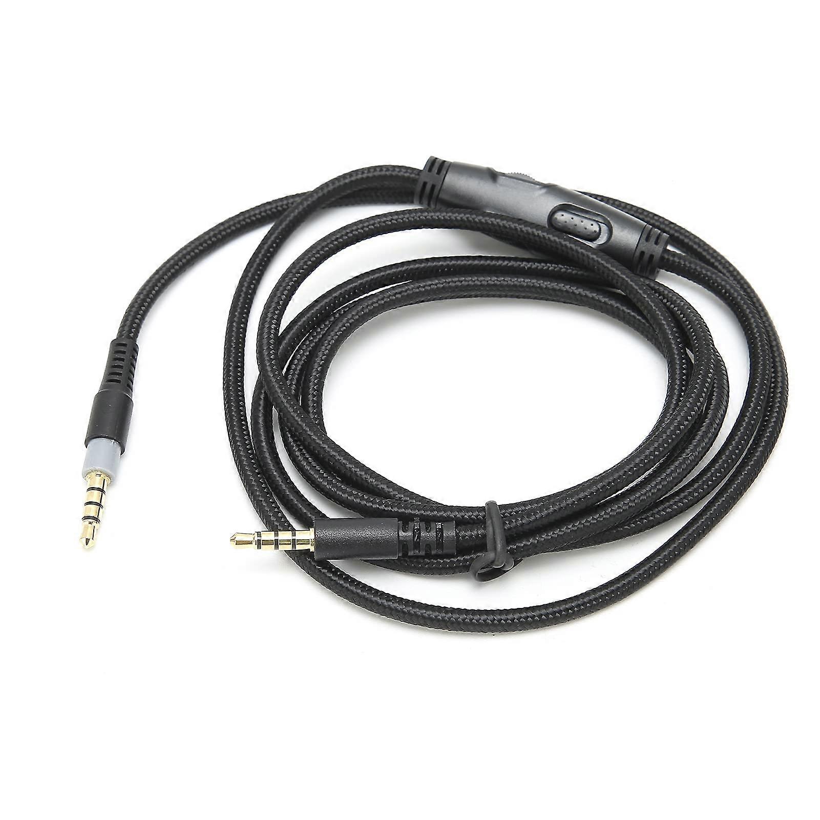 Replacement Cable with Volume Control, OFC Copper Cord for Enhanced Bass Clarity for Cloud Headset