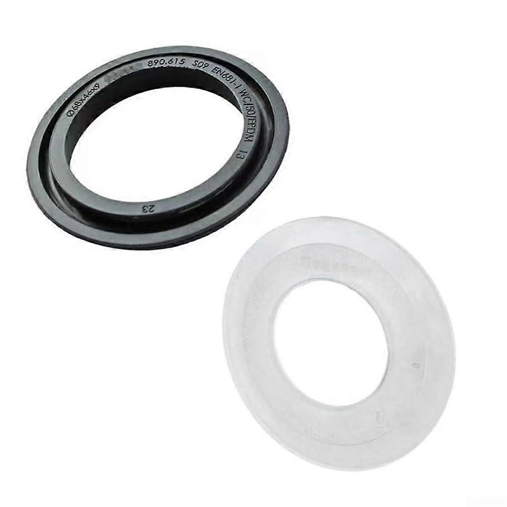 Cistern Replacement Parts For Geberit Cisterns Flat Seal Flush Valve Rubber Ring Silicone Gasket Set DIY Installation 2 Pieces