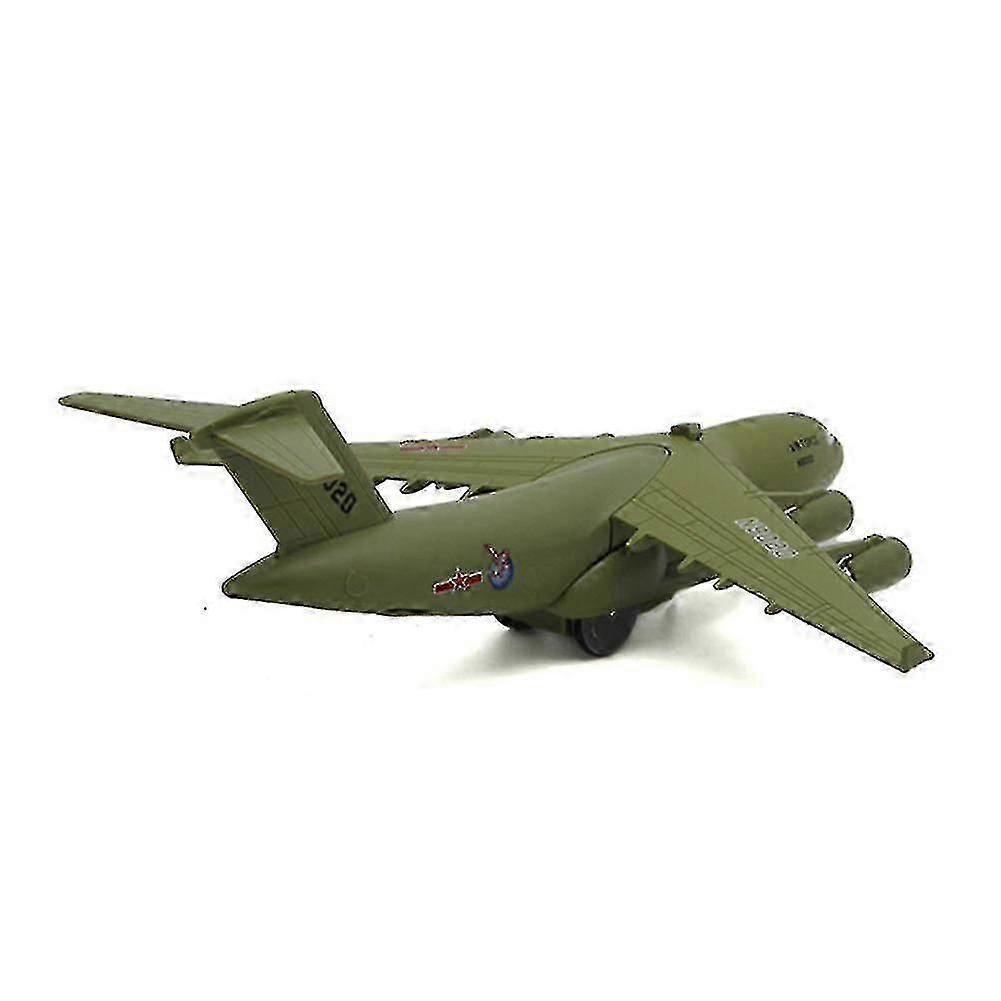 1/32 C17 Transport Plane Pull Back Music Led Model Table Decor Kids Toy Gift