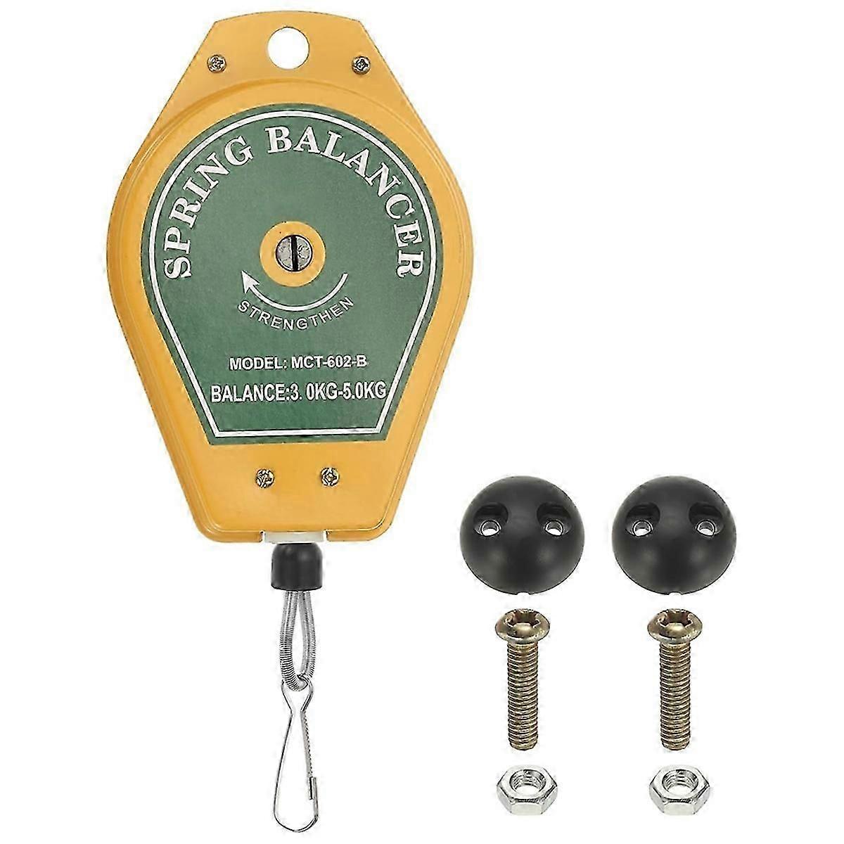 Retractable Spring Balancer, Bearing Spring Tool Load Balancer 4 Feet Adjustable Cable Retractor