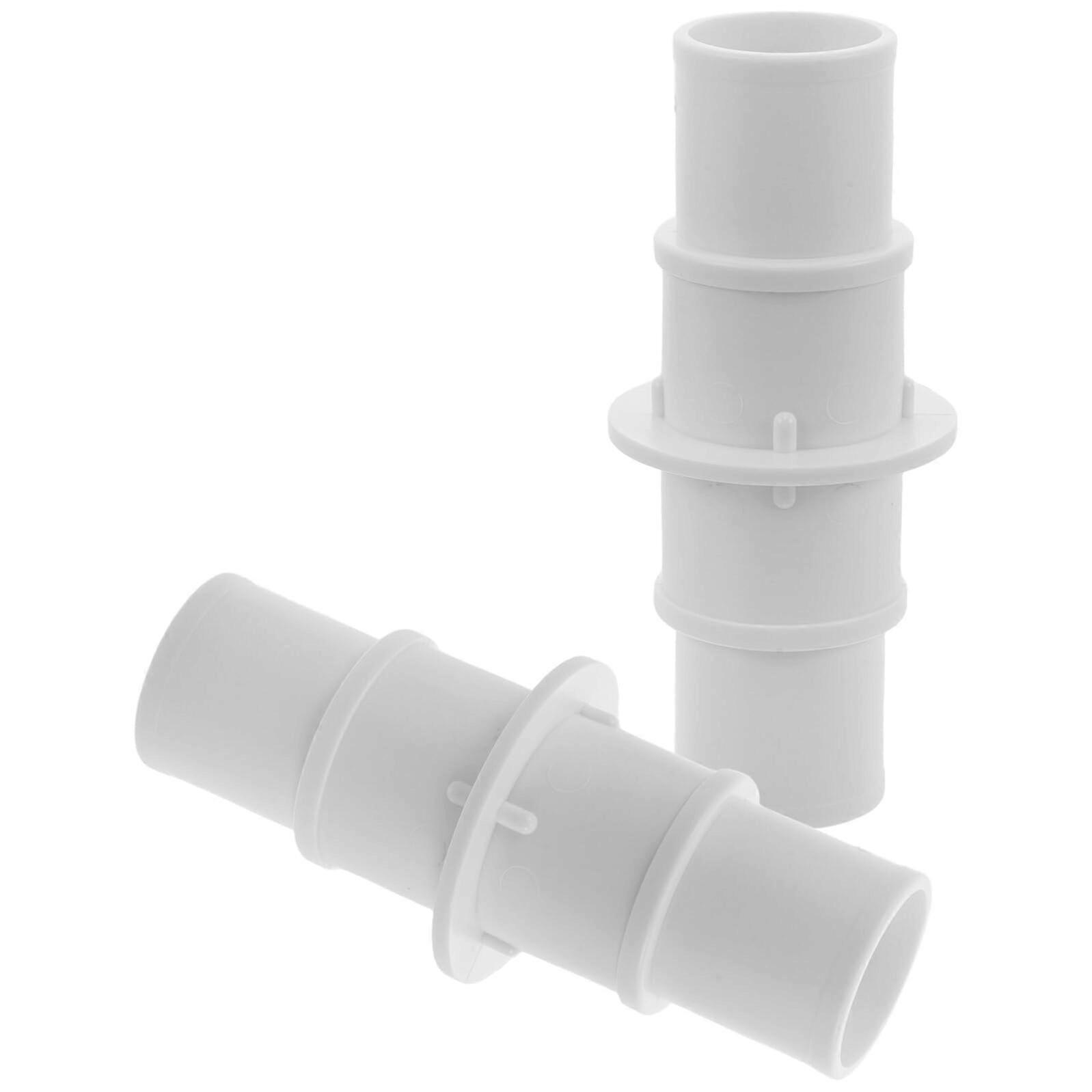 2pcs Flexible Pool Hose Connector Adapter for Vacuum Cleaning with Angle Rotation and Easy Installation