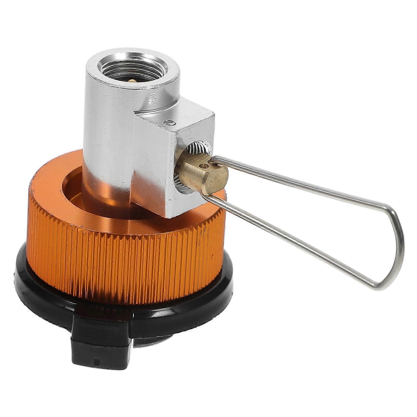 Propane Tank Adapter Camping Gas Converter Leakproof Connection with Pressure Release Button