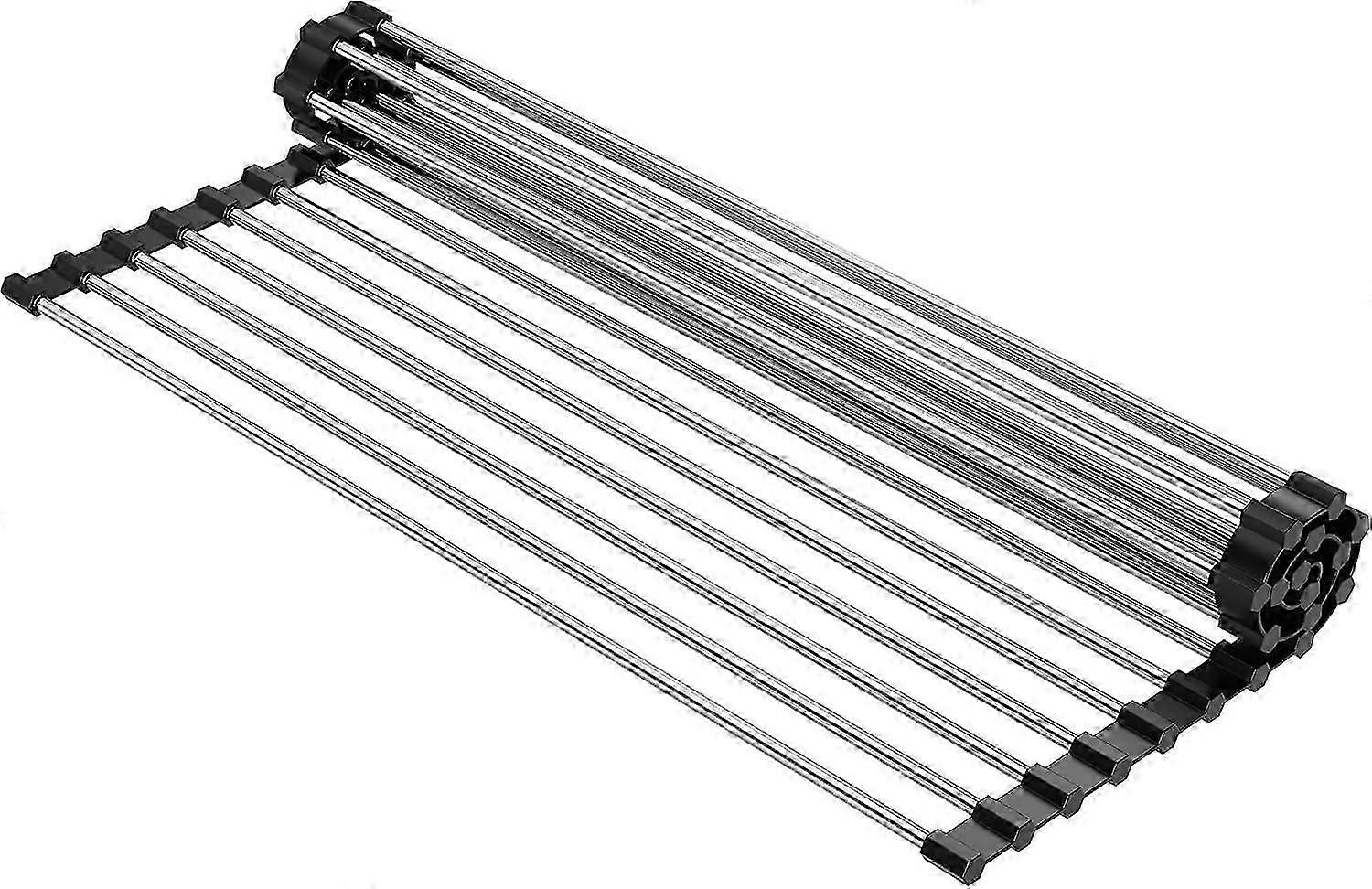 25-26 Black Dish Drying Rack for Kitchen 17.2'x15.7'