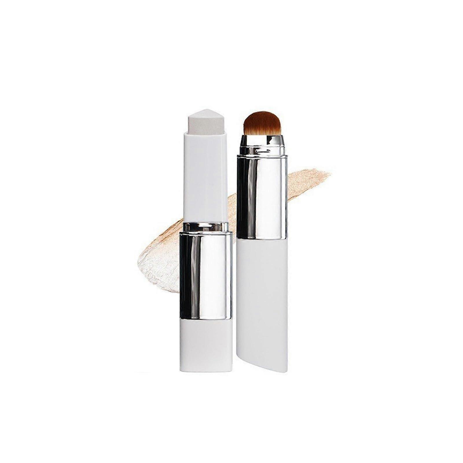Color Changing Foundation Stick for Dark Skin with BuiltIn Brush, Full Coverage Concealer 13g