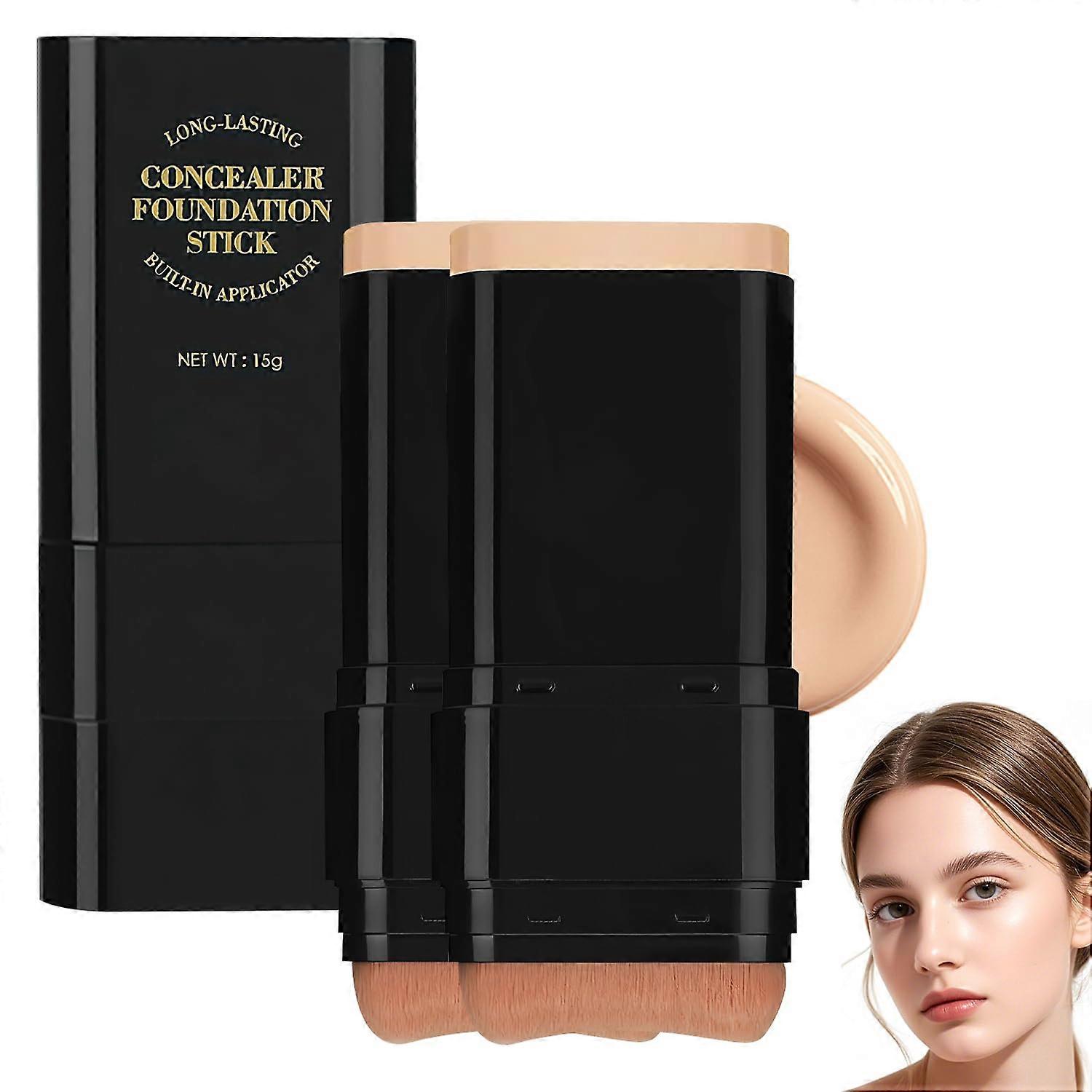Full Coverage Concealer Stick with Hydrating Formula and Matte Finish for Light Skin 03